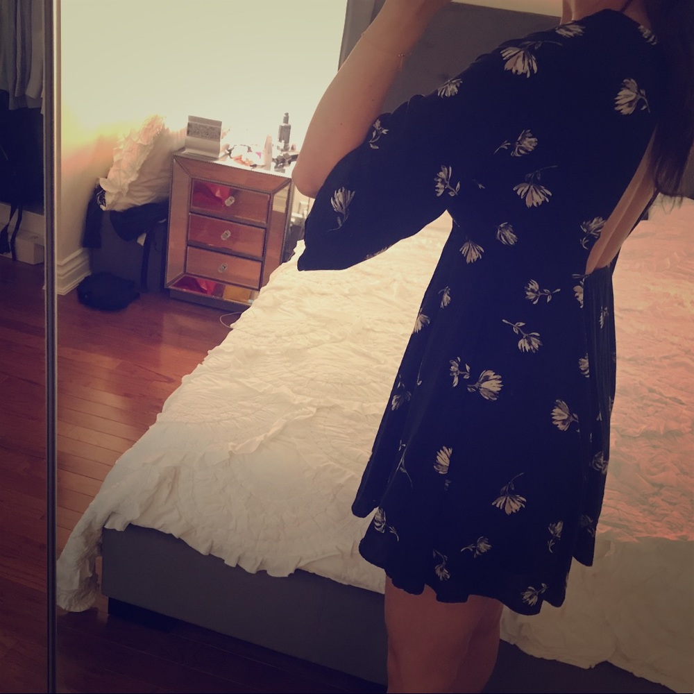 Black Open Back Dress - Size Small - New